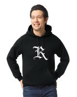 WHITE "R"  HOODIE LAT